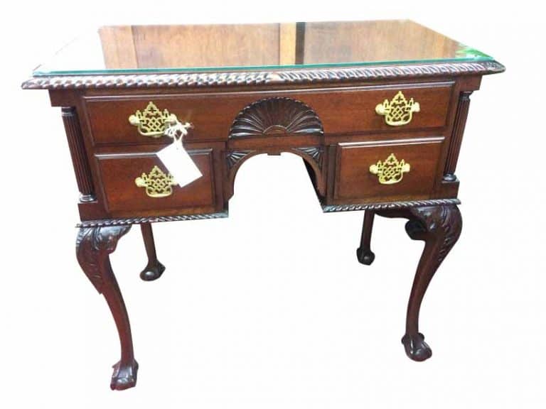 antique lowboy