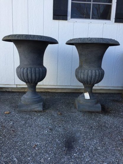 cast iron garden urn