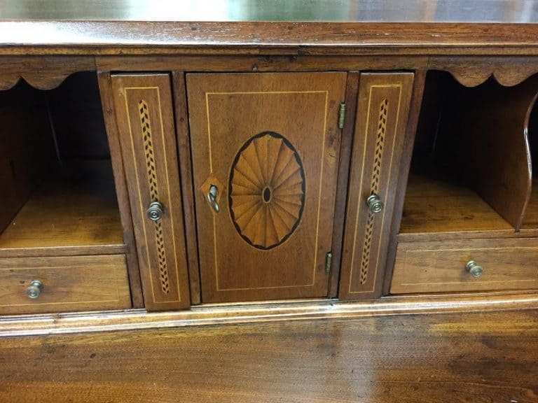 inlaid secretary desk