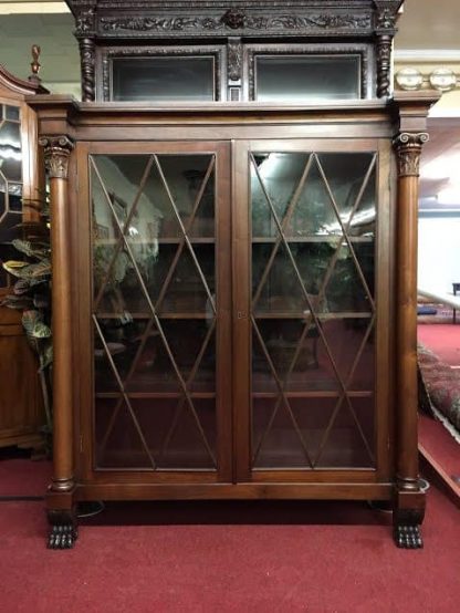 antique bookcase