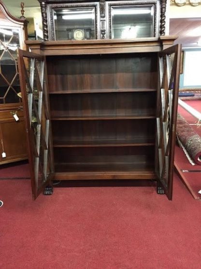 glass door bookcase