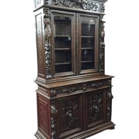 antique oak cabinet