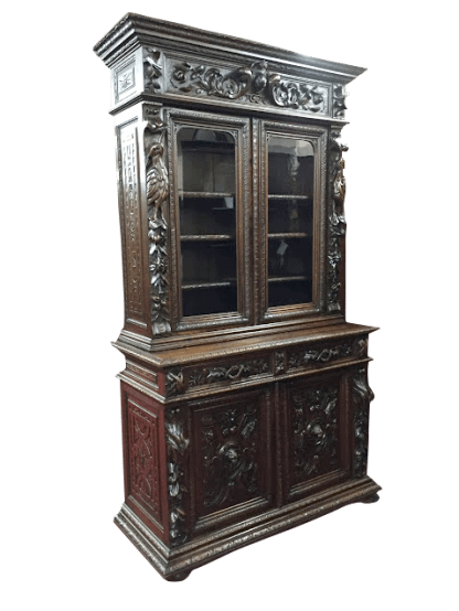 antique oak cabinet