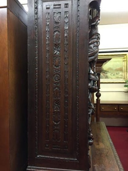 carved french cabinet