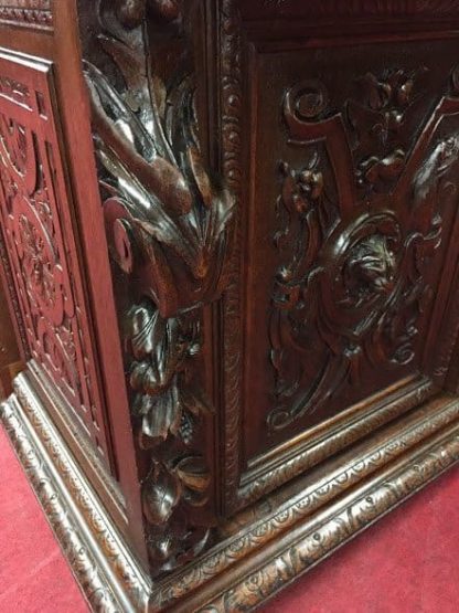 antique oak cabinet