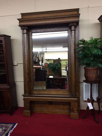 large antique mirror