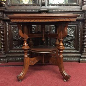 carved victorian table