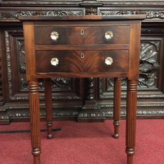 antique mahogany work table