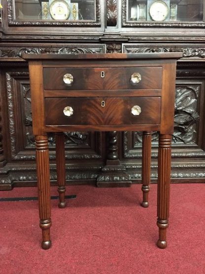 antique mahogany work table