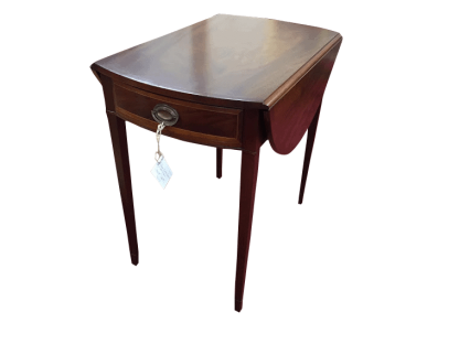 Baker Mahogany Banded Pembroke Table