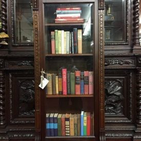 antique mahogany bookcase