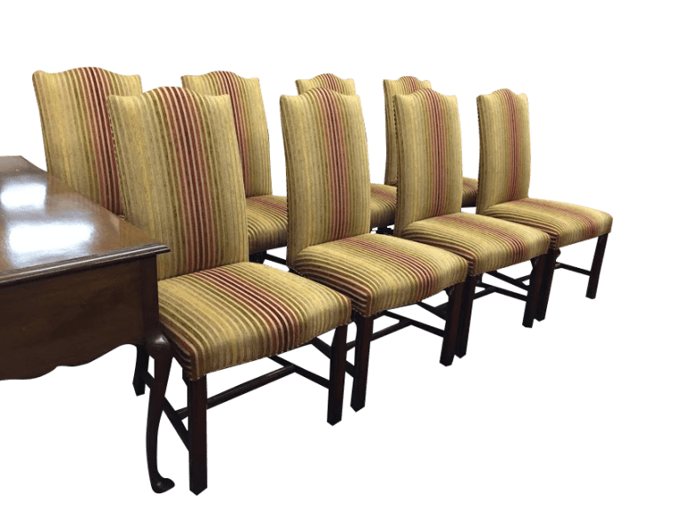 Henkel Harris Set of Eight Dining Room Chairs