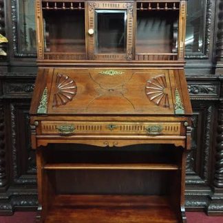 Victorian Birch Secretary Desk