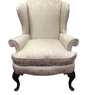 Antique wingback chair