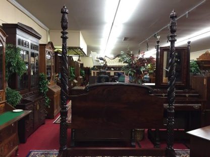 antique canopy bed