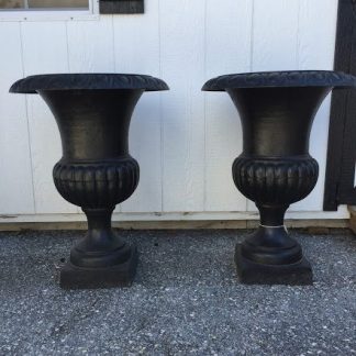 vintage garden urns