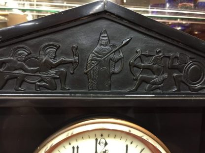 cast iron mantel clock