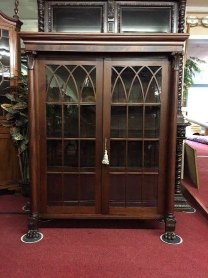 antique bookcase