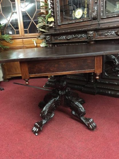 antique carved dining table