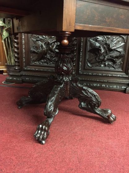 antique carved table