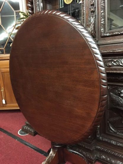 mahogany tilt top