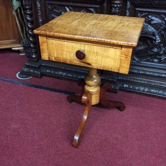 antique maple side table