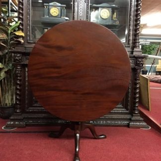 antique tilt top table