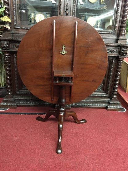 mahogany tilt top