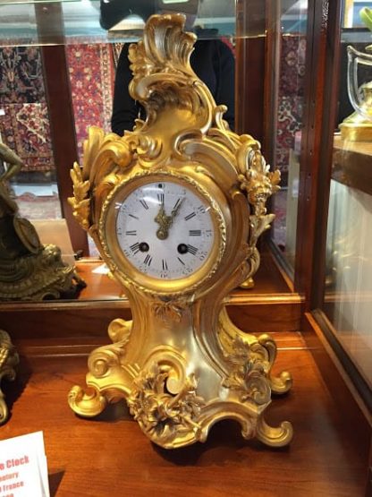 antique rococo clock