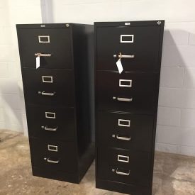 Black Filing Cabinets