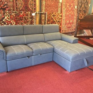 blue sectional sofa