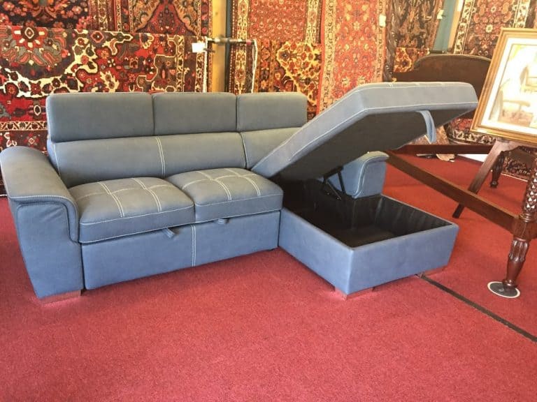 blue sectional sofa