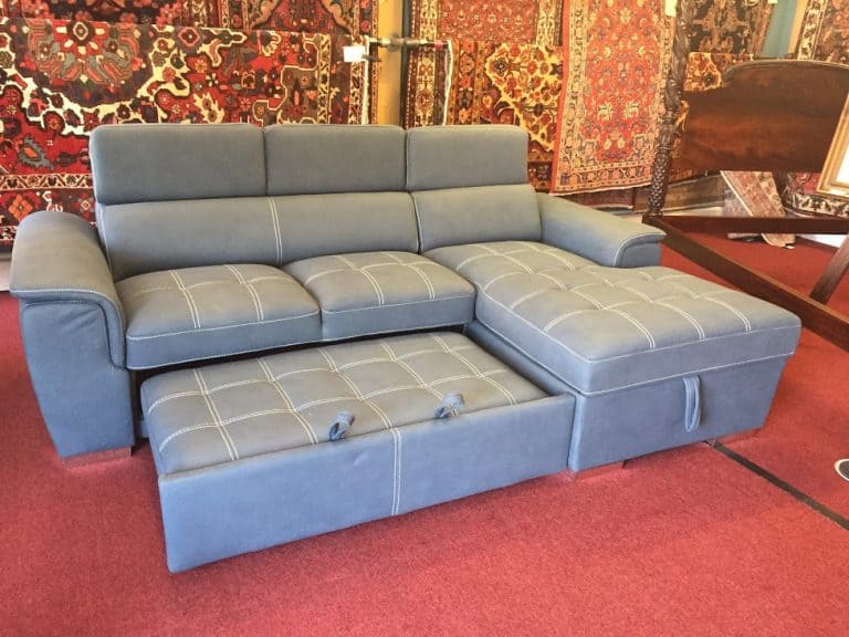 blue sectional sofa