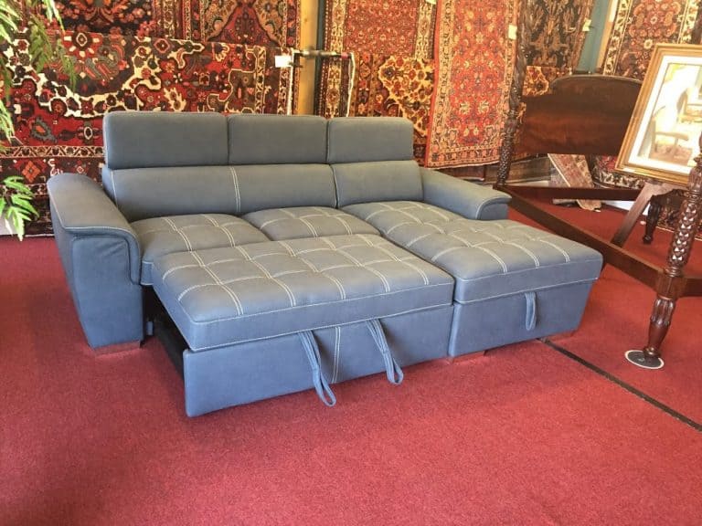 blue sectional sofa