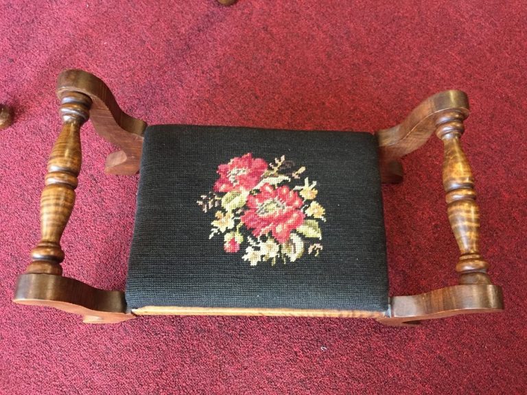 vintage footstool