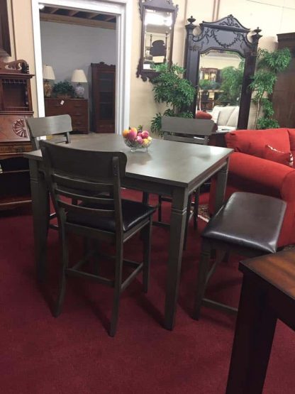 grey table and chairs