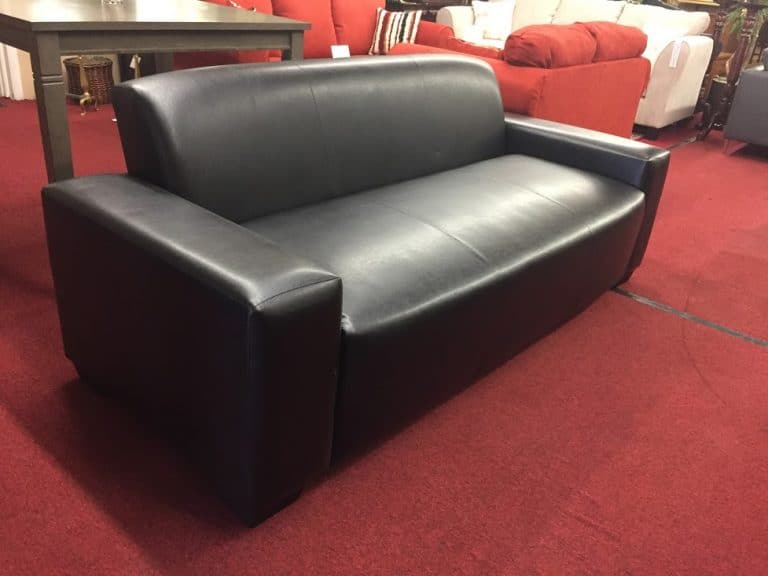 pleather sofa