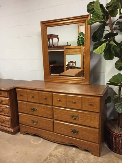 vintage dresser with mirror