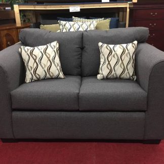 grey loveseat