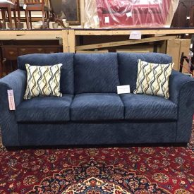 navy sofa