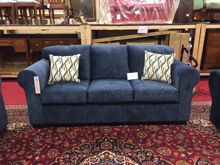 navy sofa