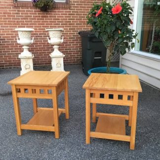 oak arts and crafts tables