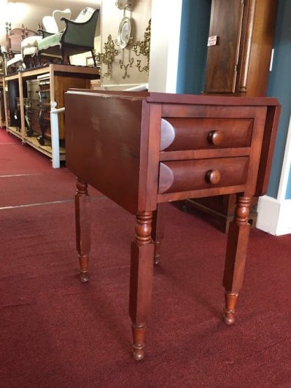 antique cherry side table