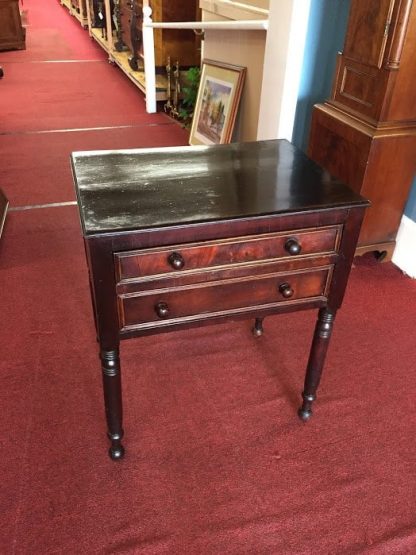 antique two drawer work table