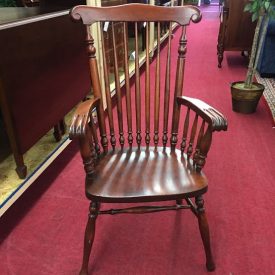 spindle arm chair