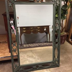 wrought iron style mirror