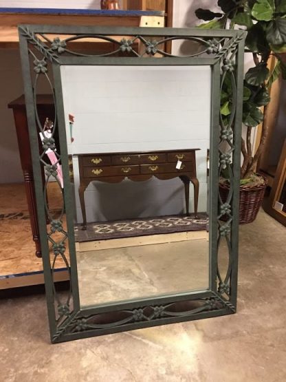 wrought iron style mirror