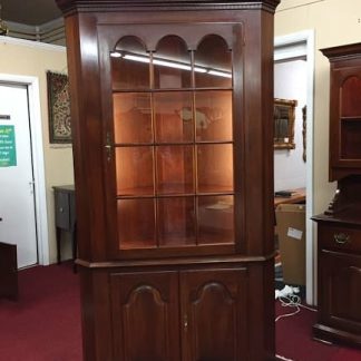 colonial furniture corner cabinet