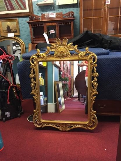 antique rococo style mirror