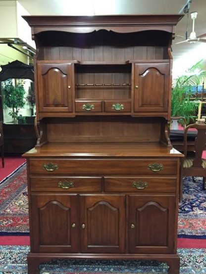 henkel harris cherry hutch cabinet